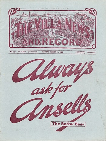 Match programme