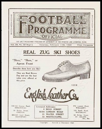 Match programme