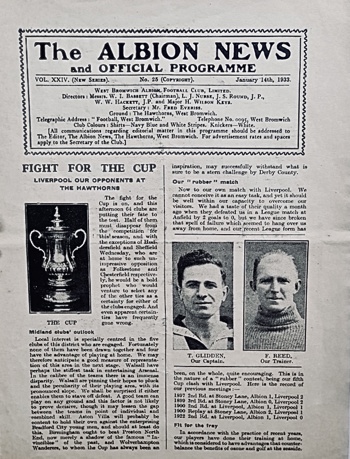 Match programme page 3