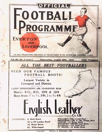 Match programme