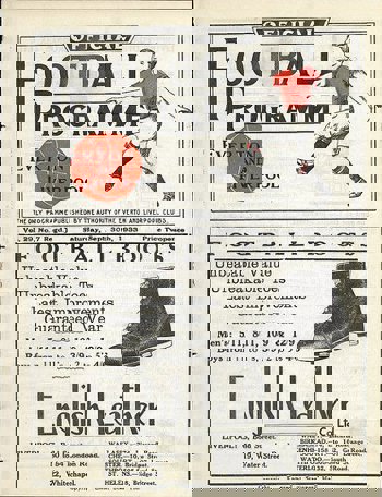 Match programme