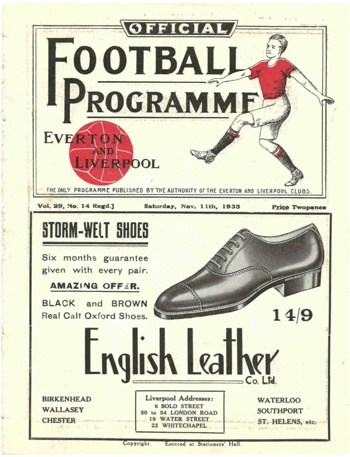 Match programme