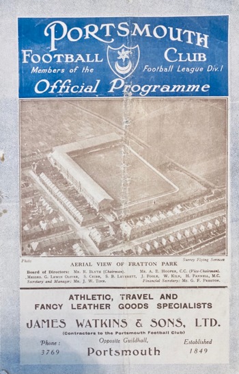 Match programme
