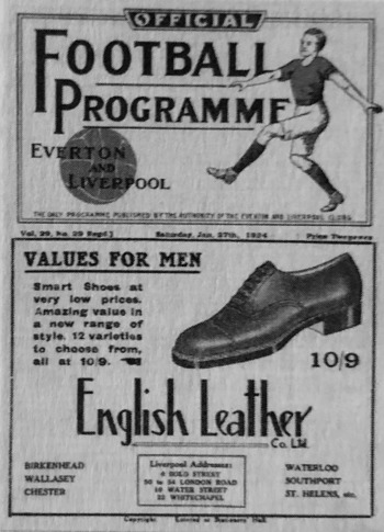 Match programme