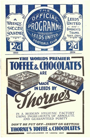 Match programme
