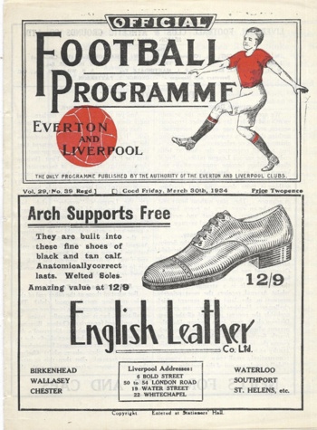 Match programme