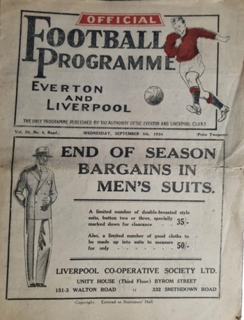 Match programme