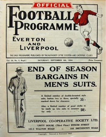 Match programme