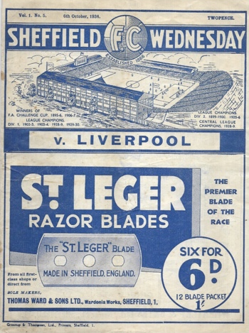 Match programme