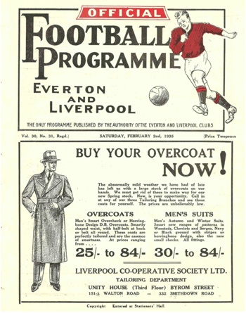 Match programme