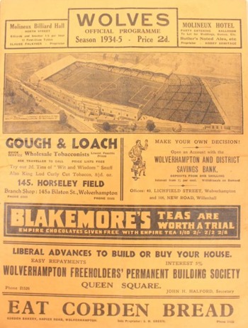 Match programme