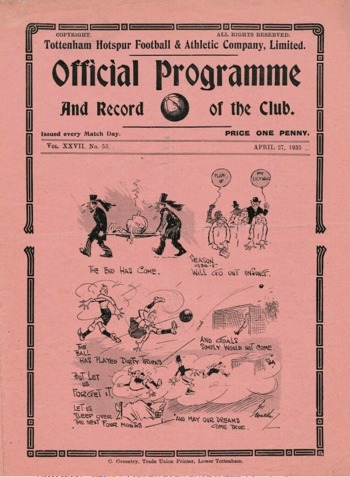 Match programme
