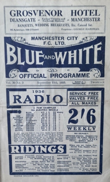 Match programme