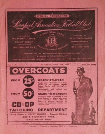 Match programme