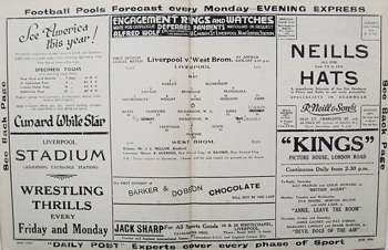Match programme pages 6 & 7