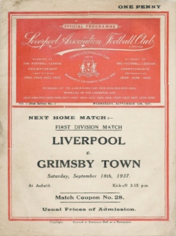 Match programme