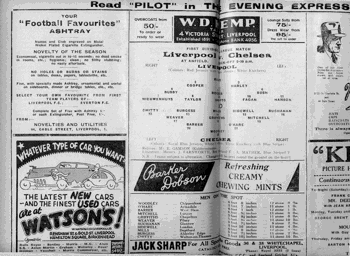 Match programme lineups