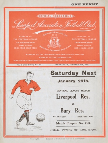 Match programme
