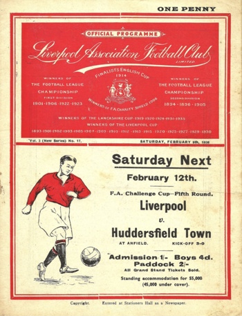 Match programme