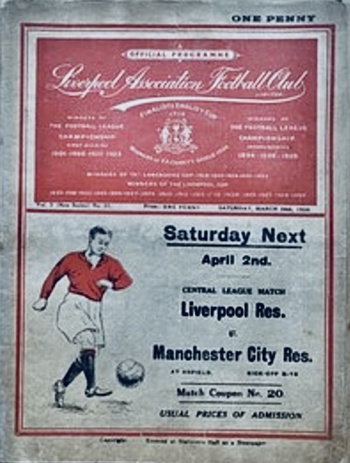 Match programme