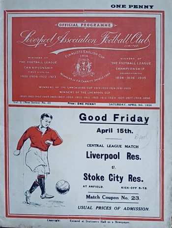 Match programme