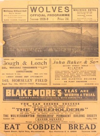Match programme