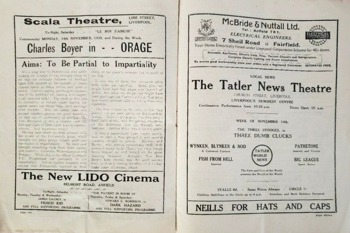 Match programme pages 12 & 13