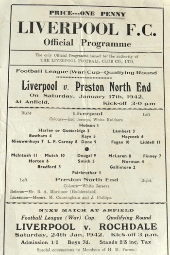Match programme