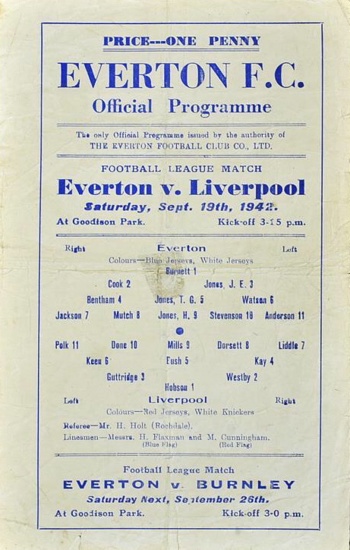 Match programme