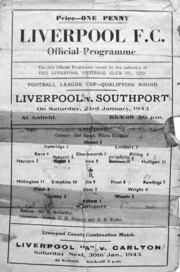 Match programme