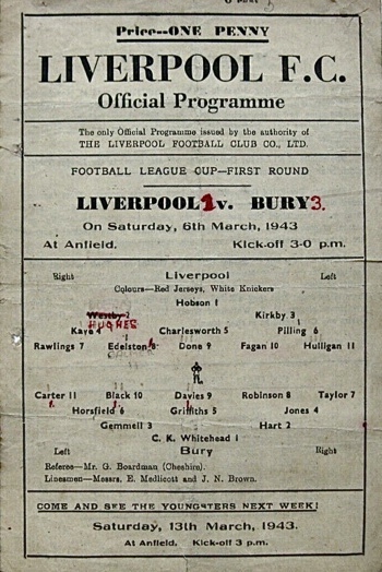 Match programme