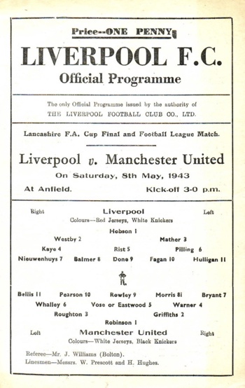 Match programme