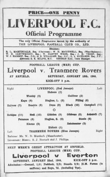 Match programme