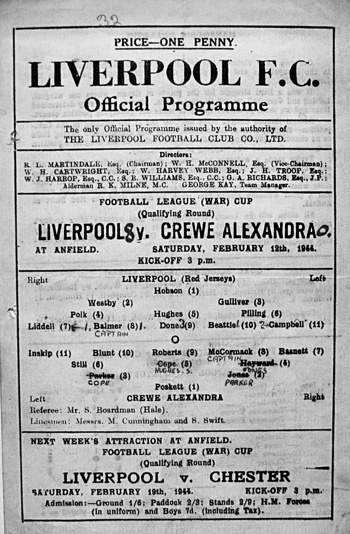 Match programme