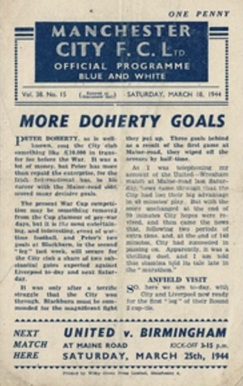 Match programme