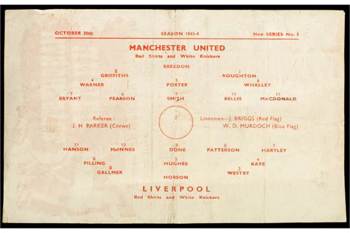 Match programme