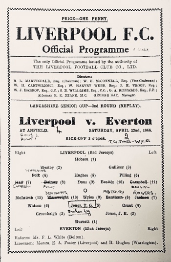 Match programme