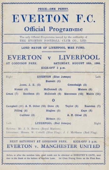 Match programme