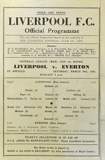 Match programme