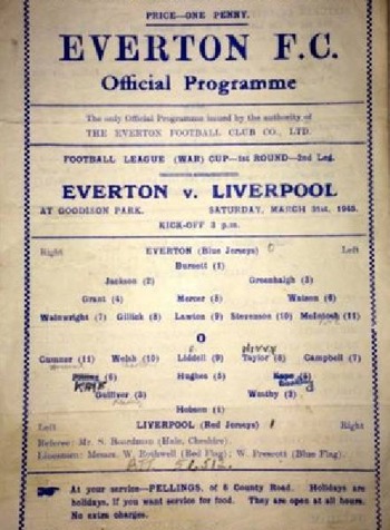 Match programme