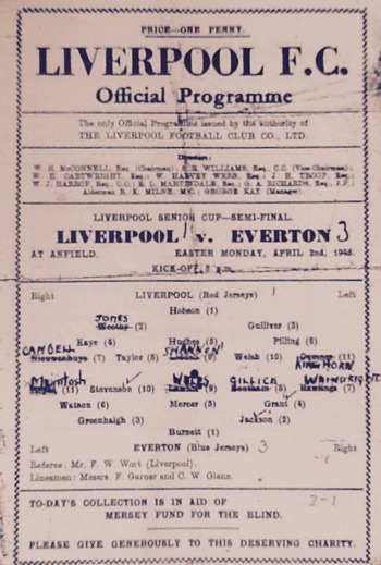 Match programme