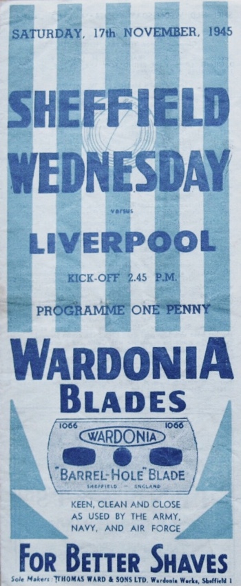 Match programme