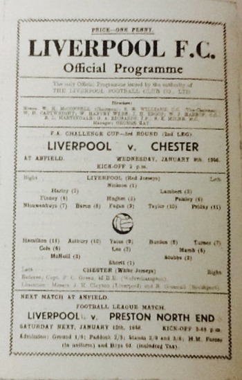 Match programme