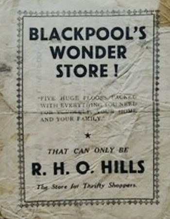 Match programme backcover