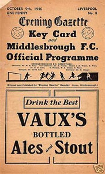 Match programme