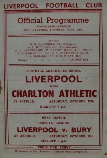 Match programme