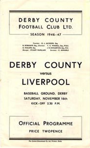Match programme