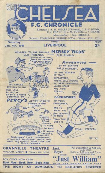 Match programme