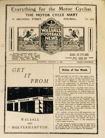 Match programme