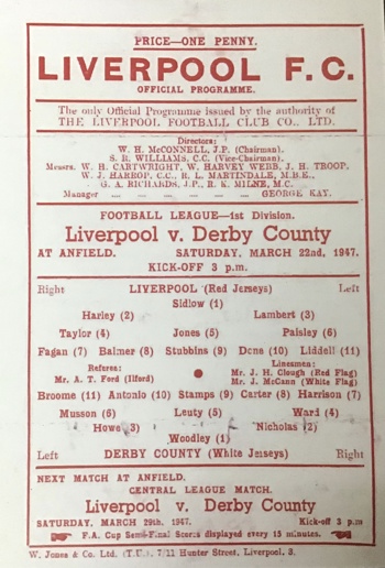 Match Programme